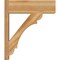 Ekena Millwork Olympic Block Rough Sawn Outlooker, Western Red Cedar, 8"W x 24"D x 28"H OUT08X24X28OLY05RWR - alternate 2
